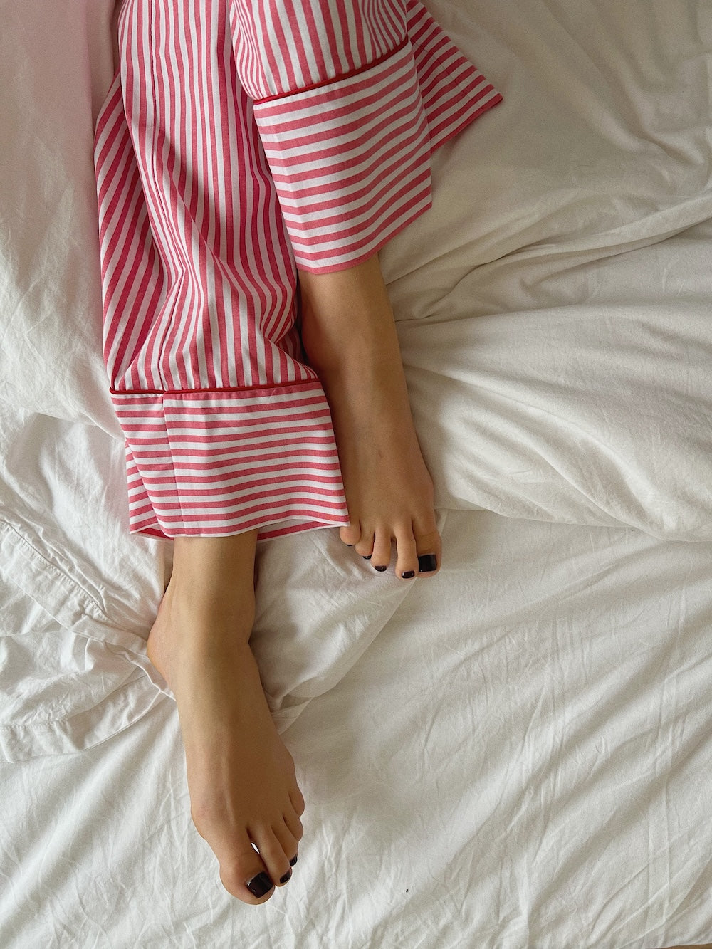 Zestaw piżamowy w paski