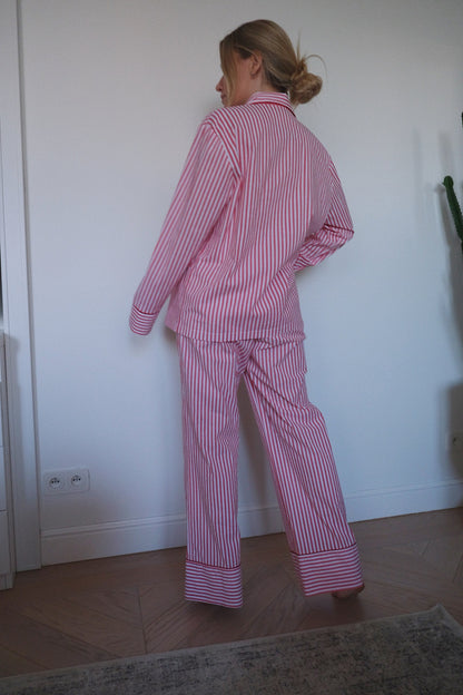 Zestaw piżamowy w paski