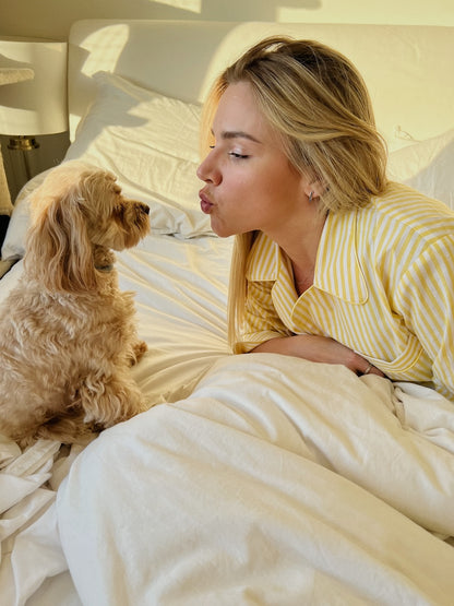 Zestaw piżamowy w paski