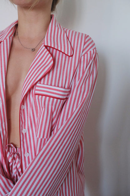 Zestaw piżamowy w paski