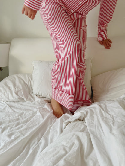 Zestaw piżamowy w paski