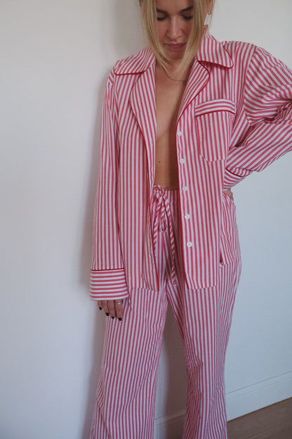 Zestaw piżamowy w paski