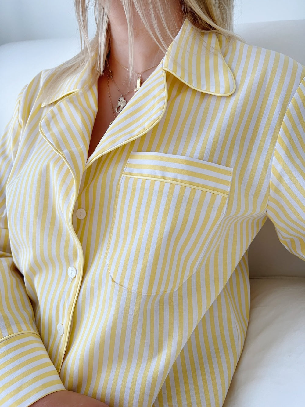 Zestaw piżamowy w paski