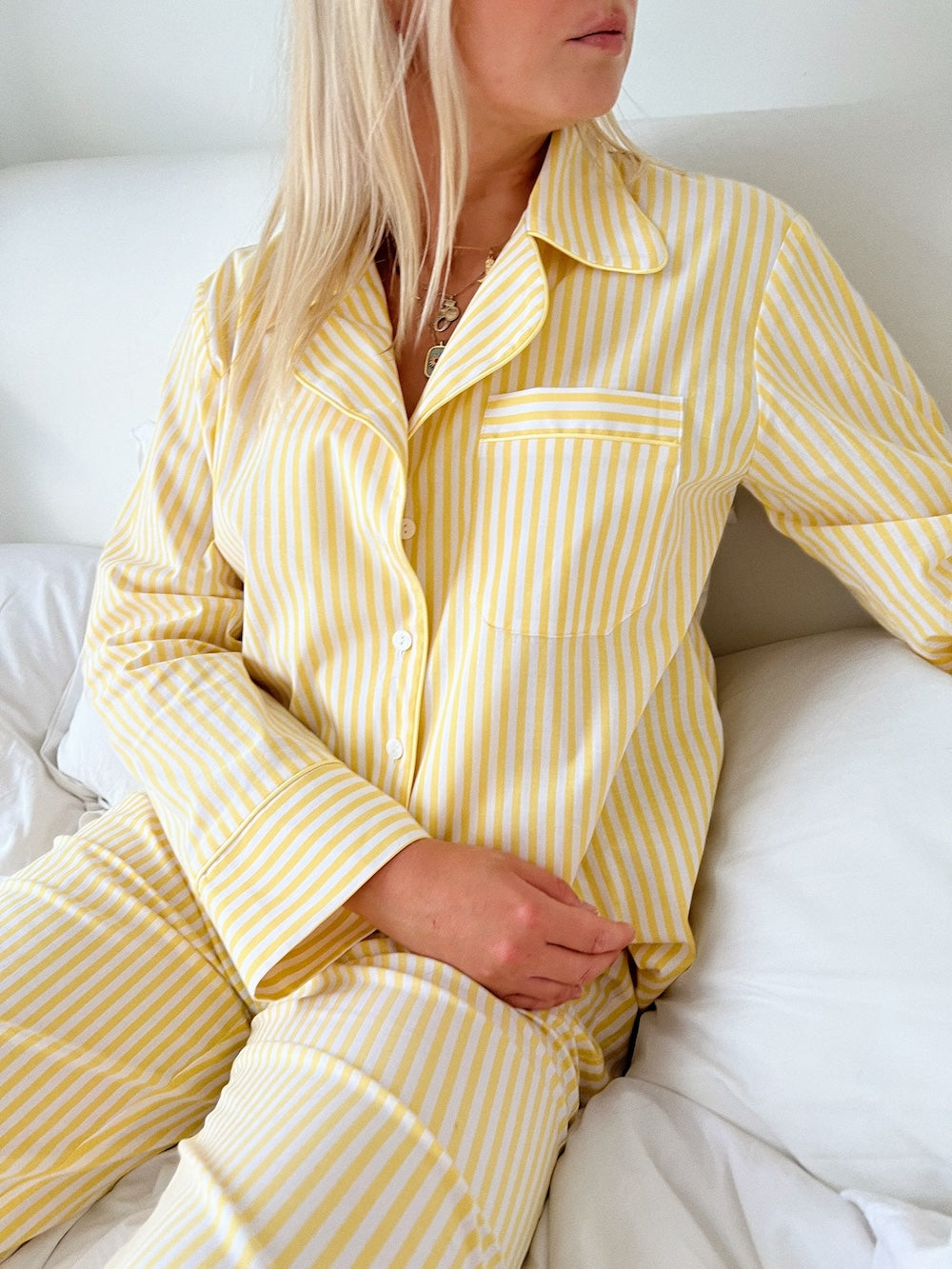 Zestaw piżamowy w paski